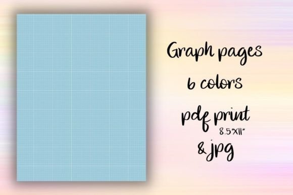 A Practical Guide to the Graph Notebook Pages - 6 Colors Digital Product