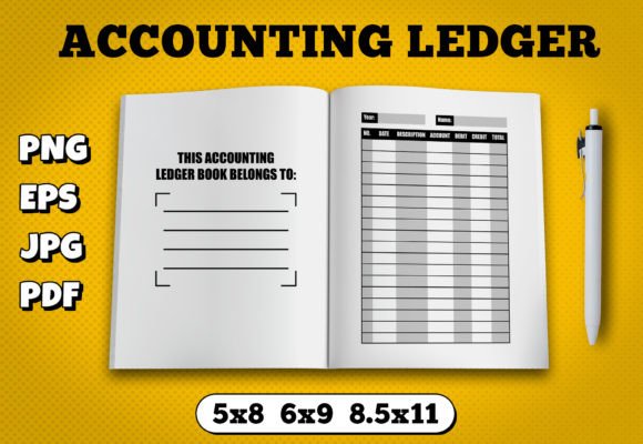 A Premium Accounting Ledger KDP Interior