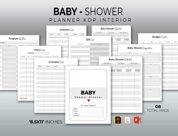 Baby Shower Planner: A Complete KDP Interior Design Resource
