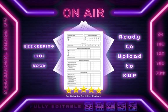 Beekeeping Log Book Interior Full Edit: A Complete Publishing Solution