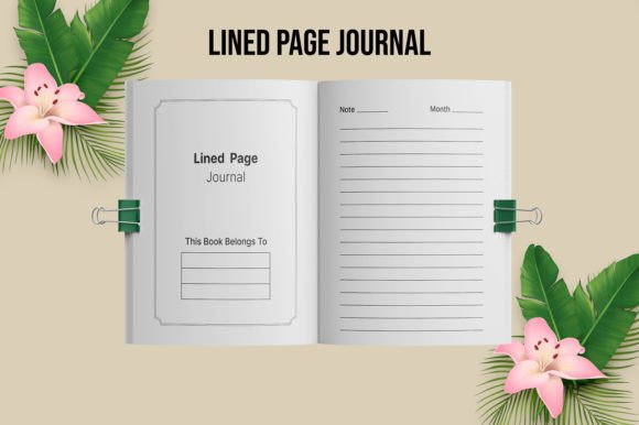 Lined Page Planner: Organize Ideas and Achieve Goals