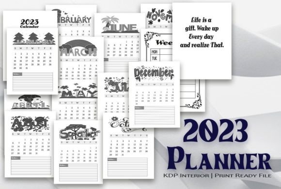 Master Your 2023 with a Professional KDP Planner Interior