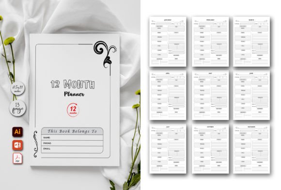 Mastering Your Year: The Practical Power of a 12 Month Planner
