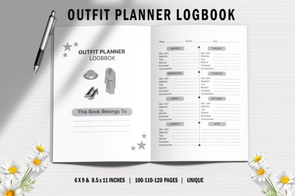 Simplify Your Style with an Outfit Planner Logbook