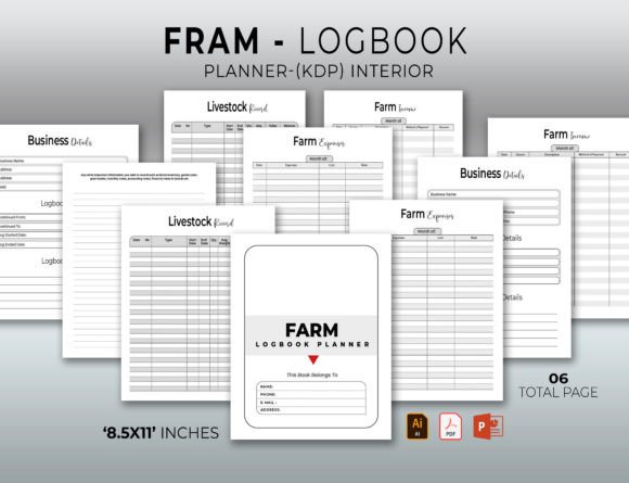 Streamlining Agricultural Management with a Professional Farm Log Book KDP Interior