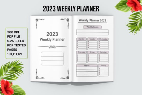 The 2023 Weekly Planner: Your Blueprint for a Productive Year