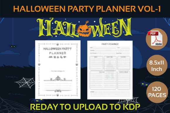 The Halloween Party Planner Vol-1KDP Journal: Your Blueprint for a Perfectly Organized Celebration