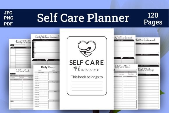 The Self Care Planner KDP Bundle Graphics: Your Toolkit for Empowering Others