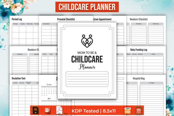 The Ultimate Tool for Organized Childcare: Your Editable Childcare Planner KDP Template