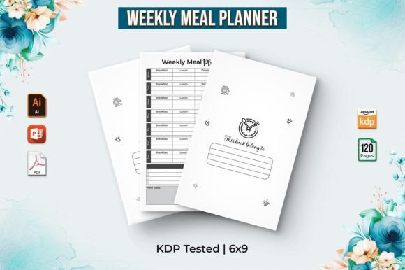 The Ultimate Weekly Meal Planner Printable KDP for Organized Cooking