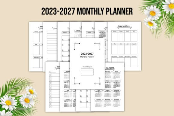 Understanding the 5 Year Monthly Planner 2023-2027
