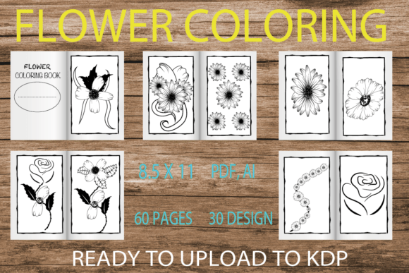 Understanding the Value and Application of a 30 Flower Coloring Book KDP Interior