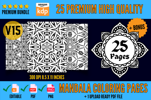 Unlocking Creativity with Mandala Adult Coloring Page KDP Interior